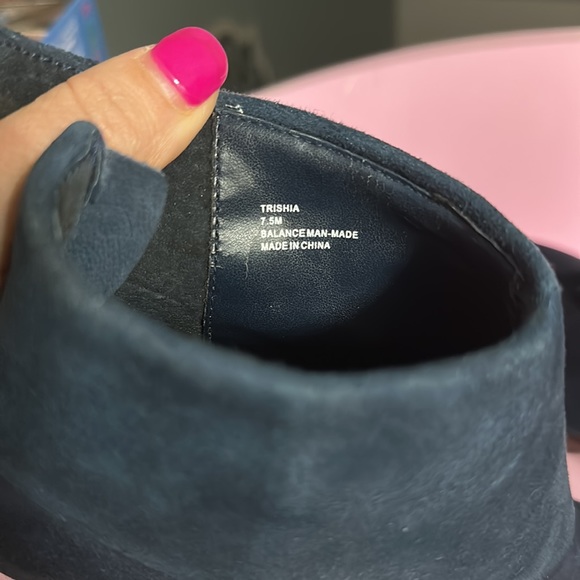 Steve Madden Blue Booties - Picture 5 of 7